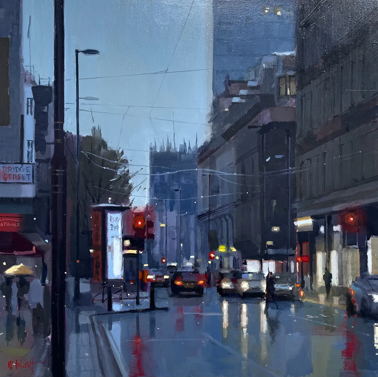 Michael Ashcroft ROI MAFA, Rainy Days, Deansgate, Manchester