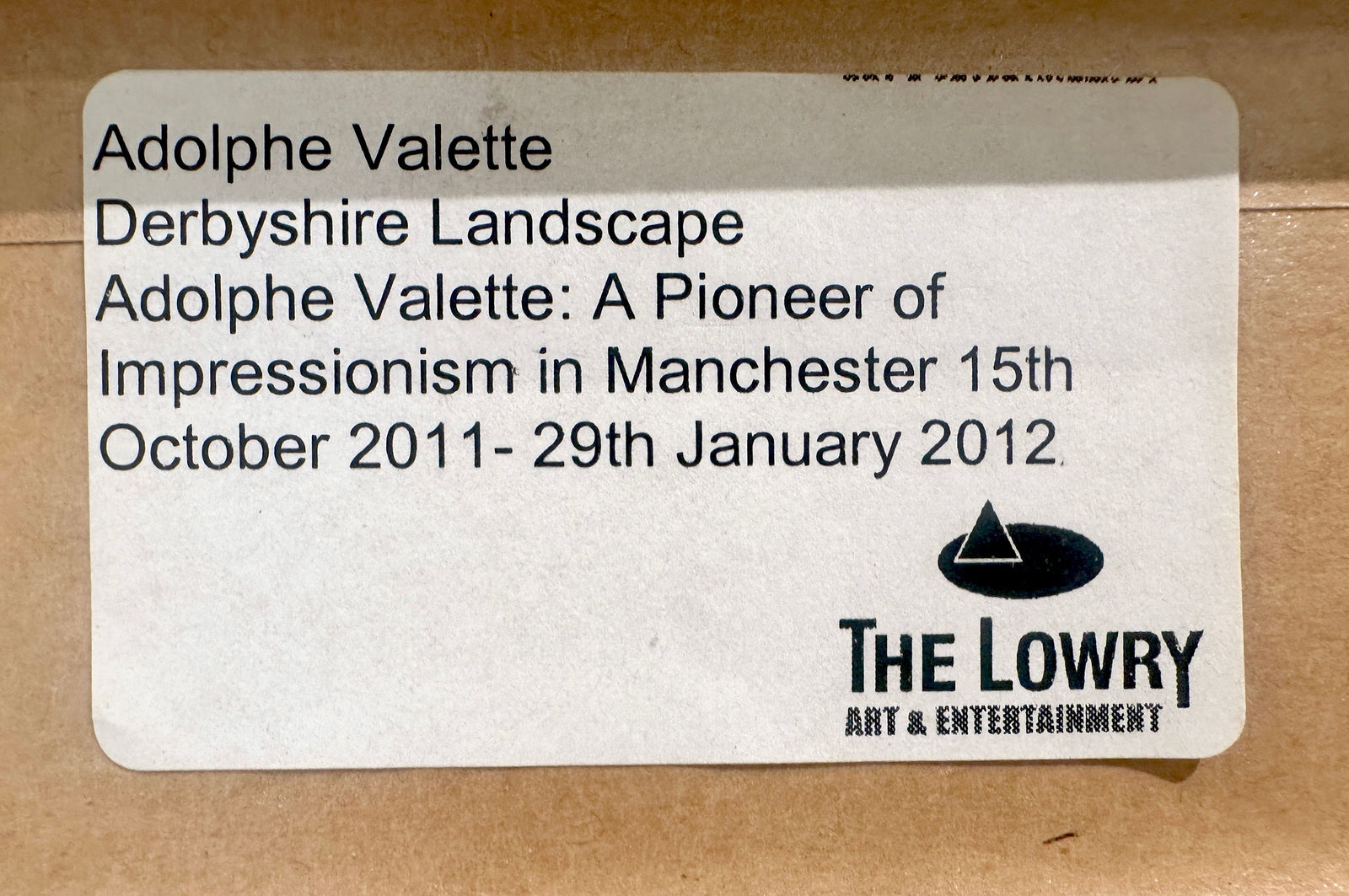 Pierre Adolphe Valette, Derbyshire Landscape, 1917