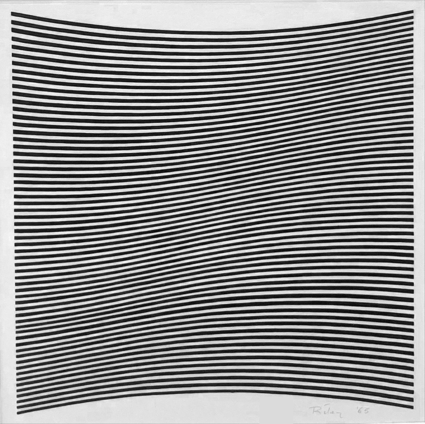 Bridget Riley, La Lune en Rodage - Carlo Belloli, 1965