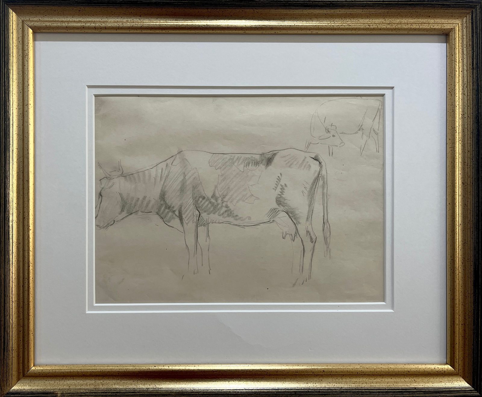 Pierre Adolphe Valette, Two Cows