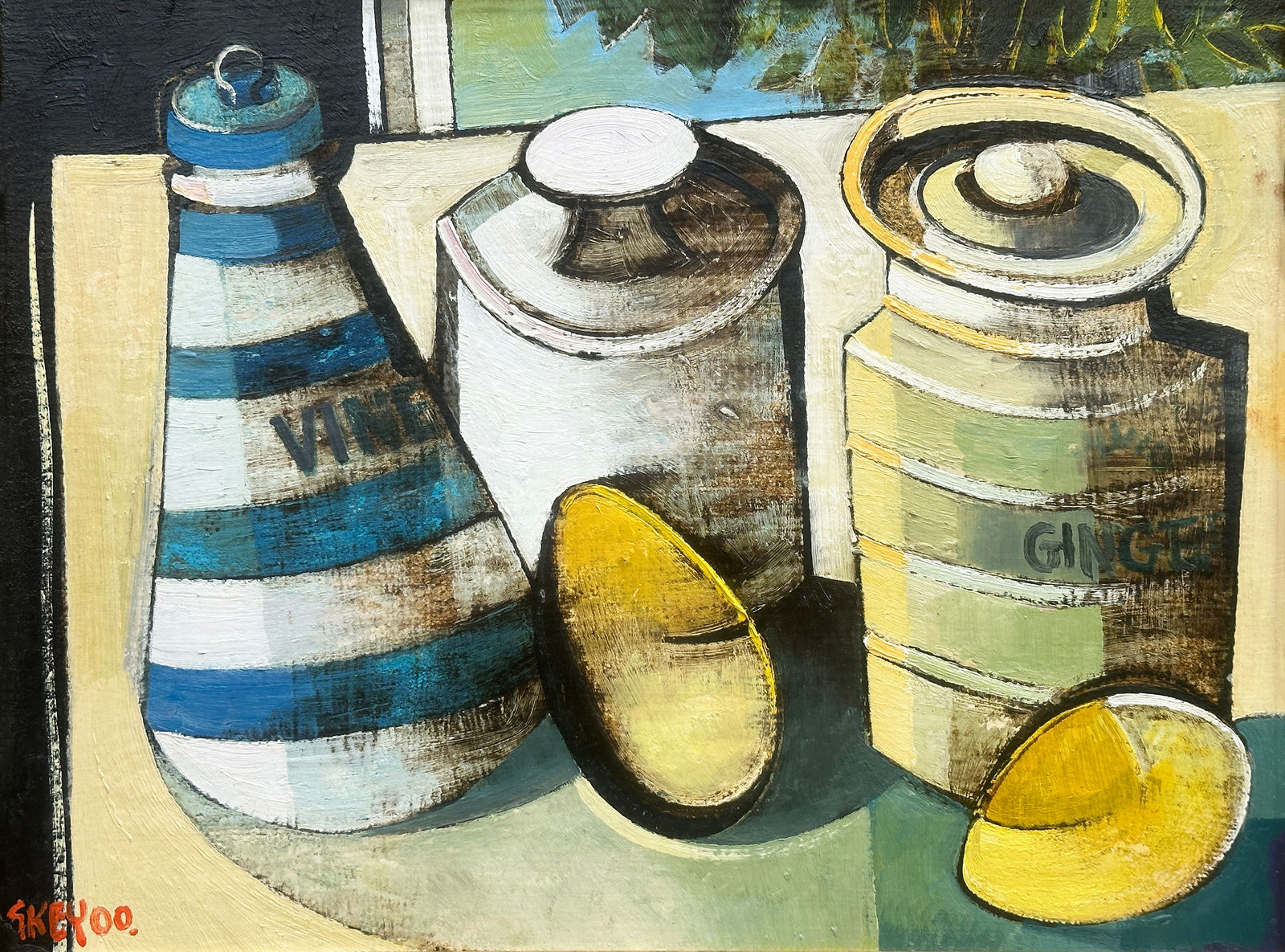 Geoffrey Key, Still Life With Eggs II, 2000