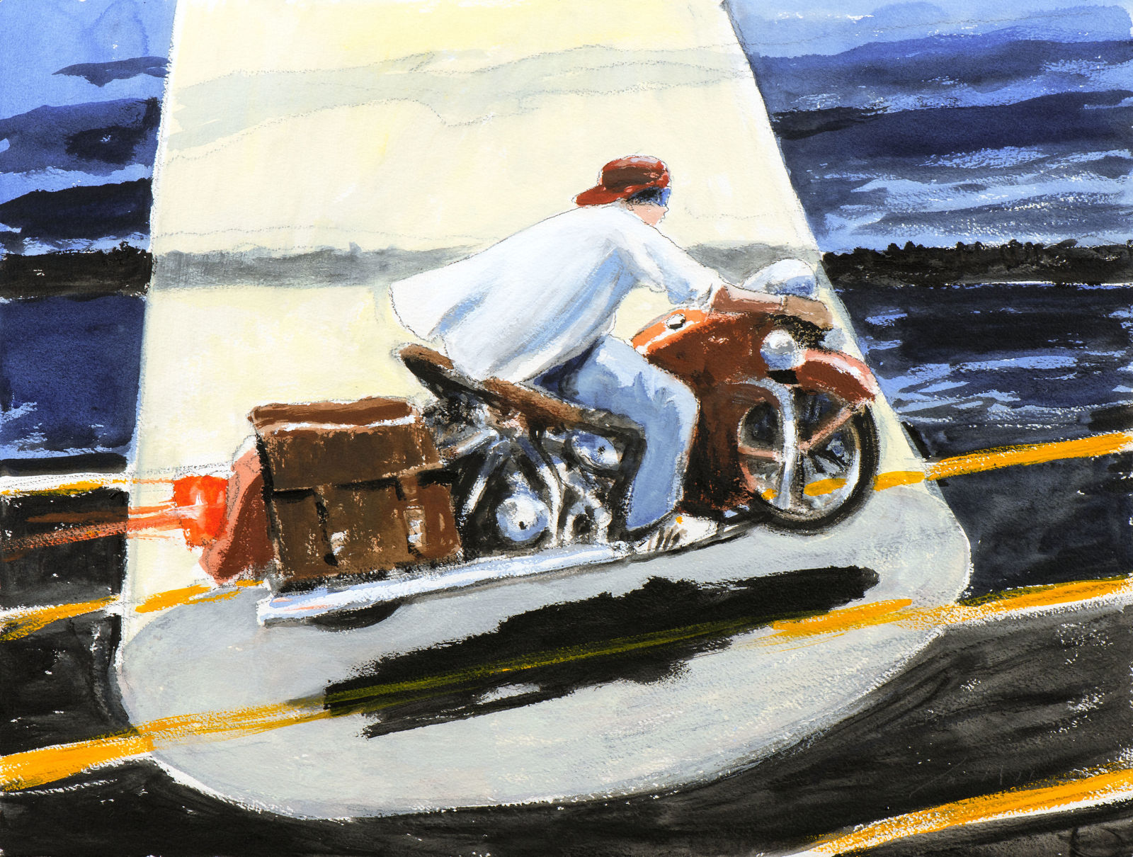 Julio Larraz, Abducted, 2021