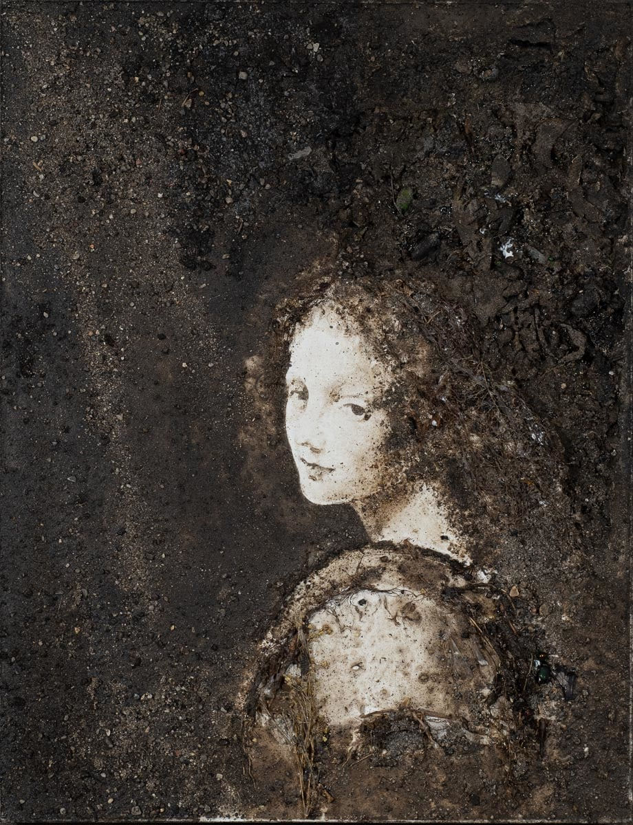 Enzo Fiore, Studio da la Vergine delle Rocce, 2021