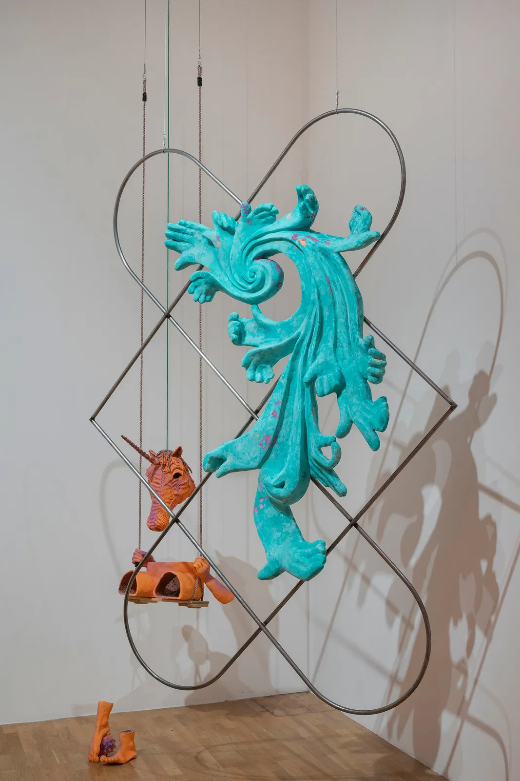 Candida Powell-Williams, Visitor and Floral Gestures at Whitechapel Gallery, 2022