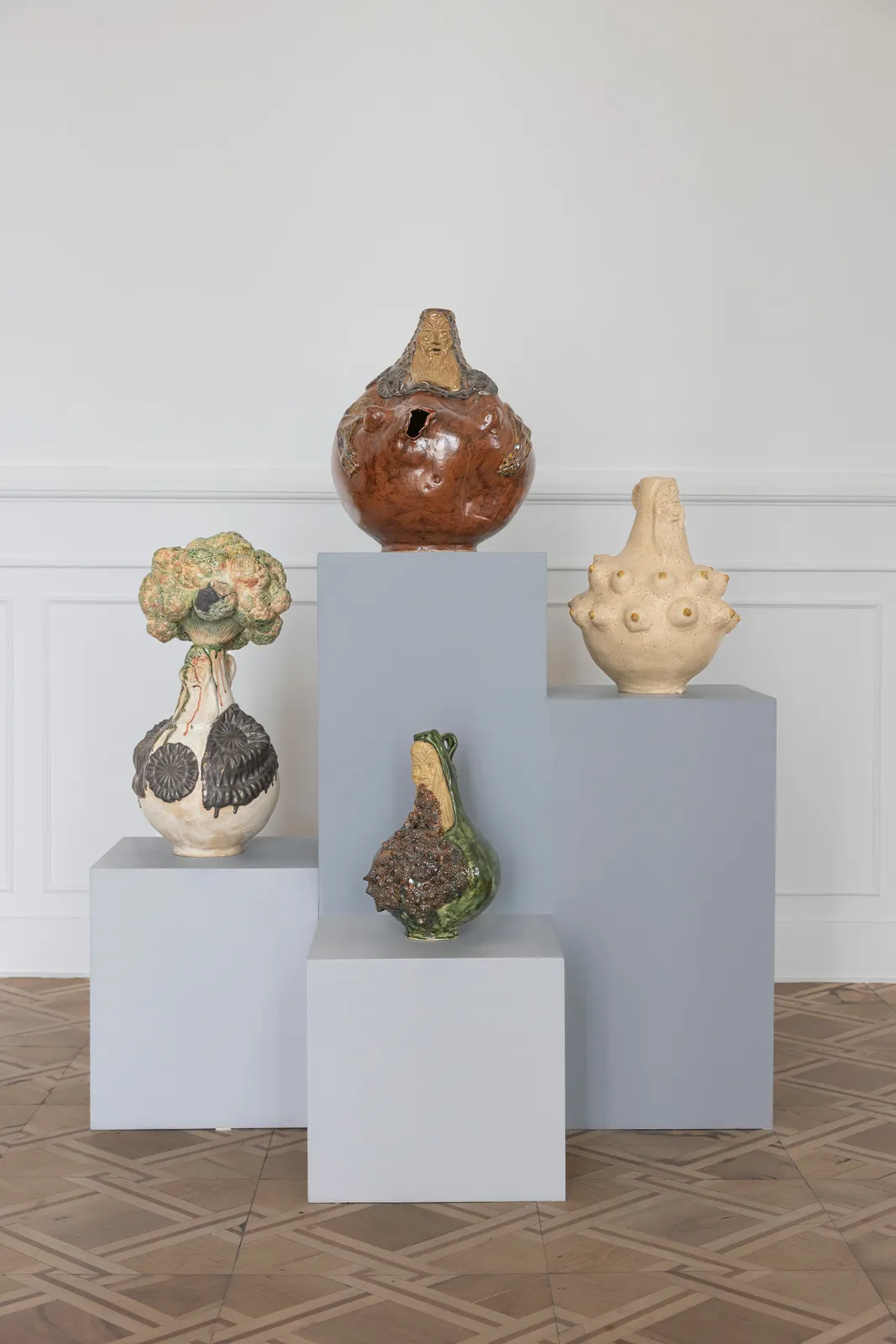 Serena Korda, The Jug Choir. Installation view 'A Matter of Life and Death' , Thomas Dane Gallery, 2022