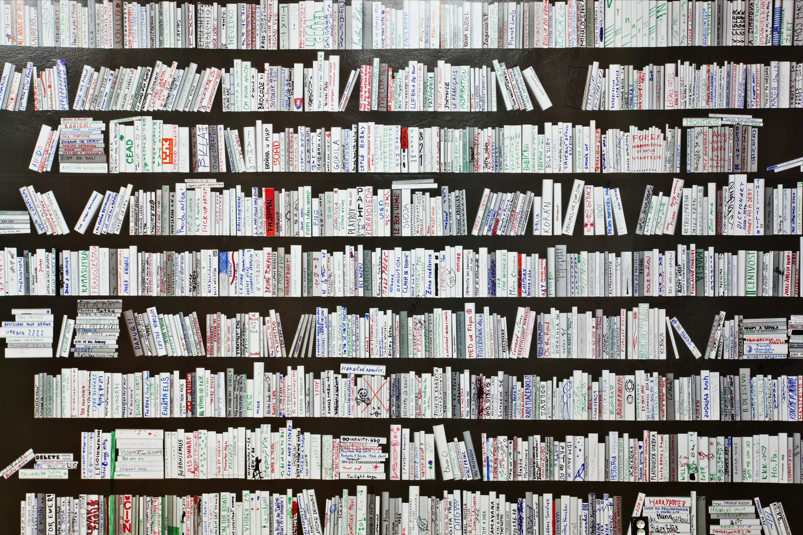 Jaro Varga, Library 16.2.-27.5.2012, 2012