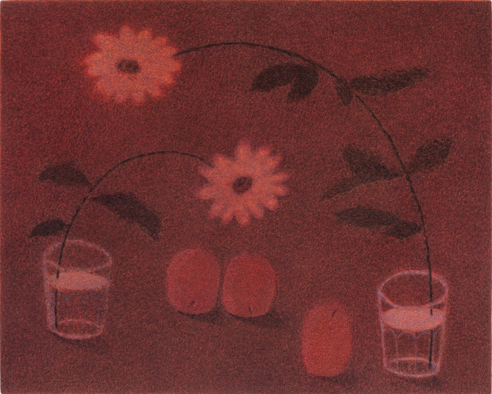 Johnny Izatt-Lowry, Two Flowers with Fruit, 2023