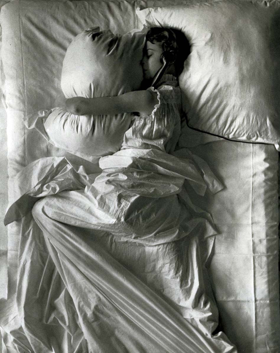 Irving Penn, Girl (in Bed) on Telephone, New York, 1949