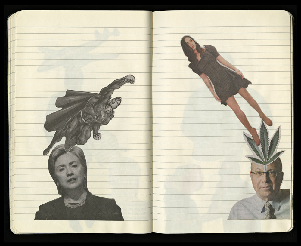 Barbara Astman, Daily Collage, #3, 2011