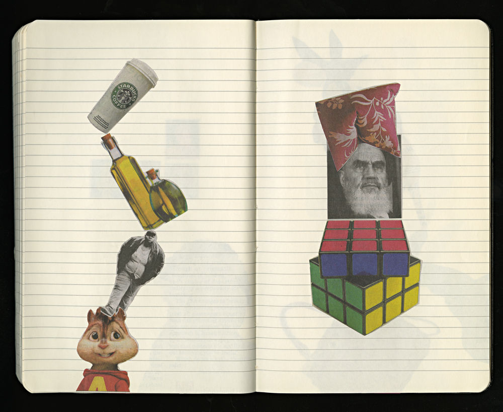 Barbara Astman, Daily Collage, #46, 2011