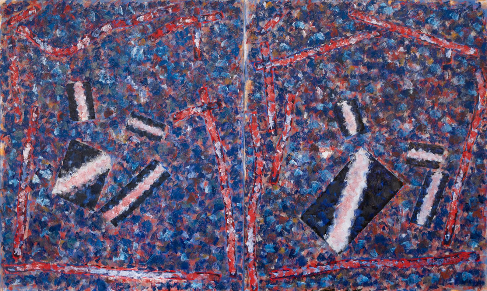 David Urban, The Riven Branch, Diptych, 2012