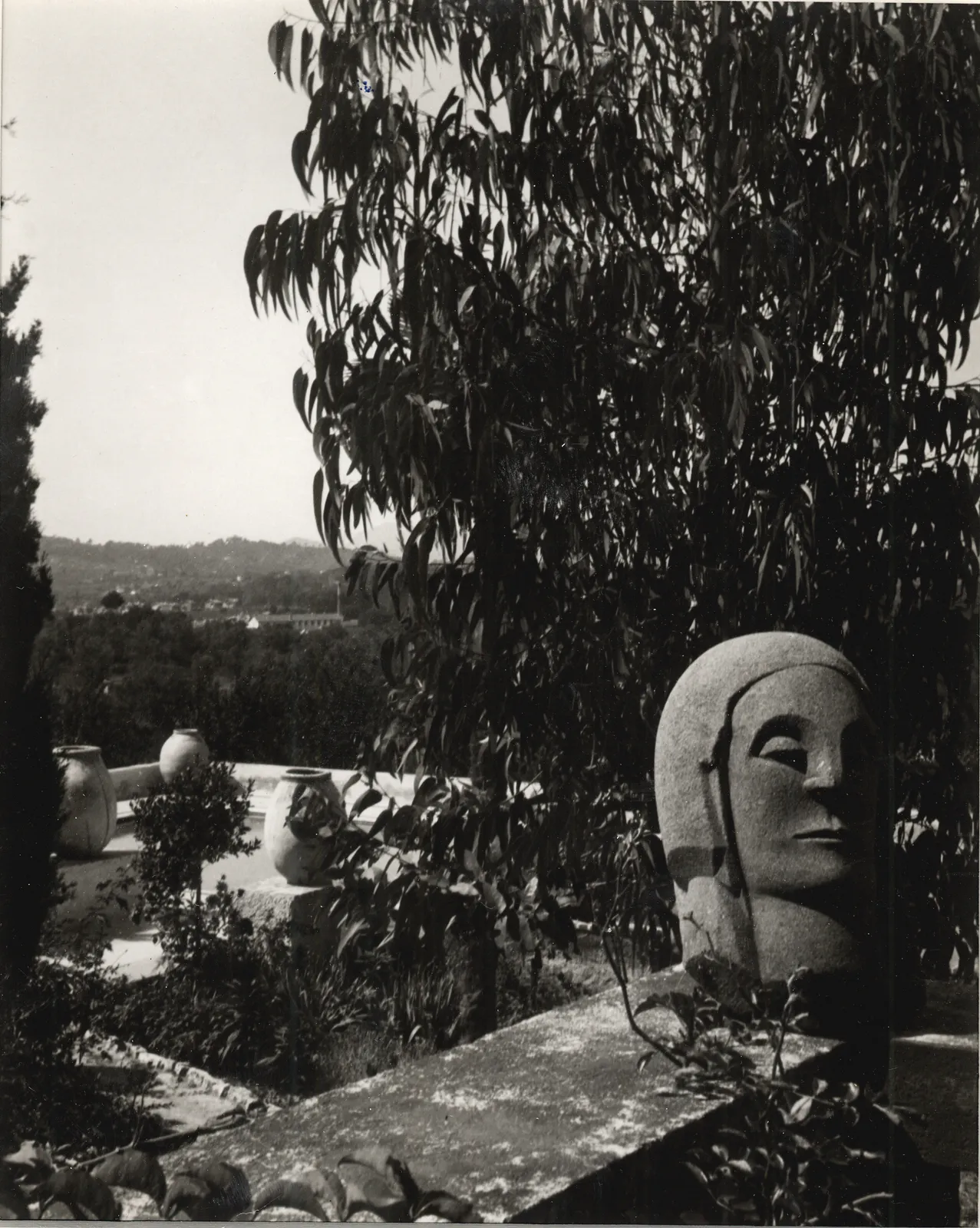 Germaine Krull, Chateau de Mai, from the terrance, view of the pool, c.1935