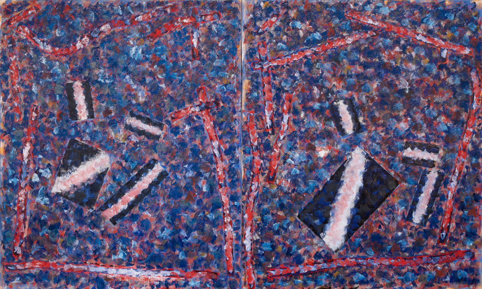 David Urban, The Riven Branch, Diptych, 2012