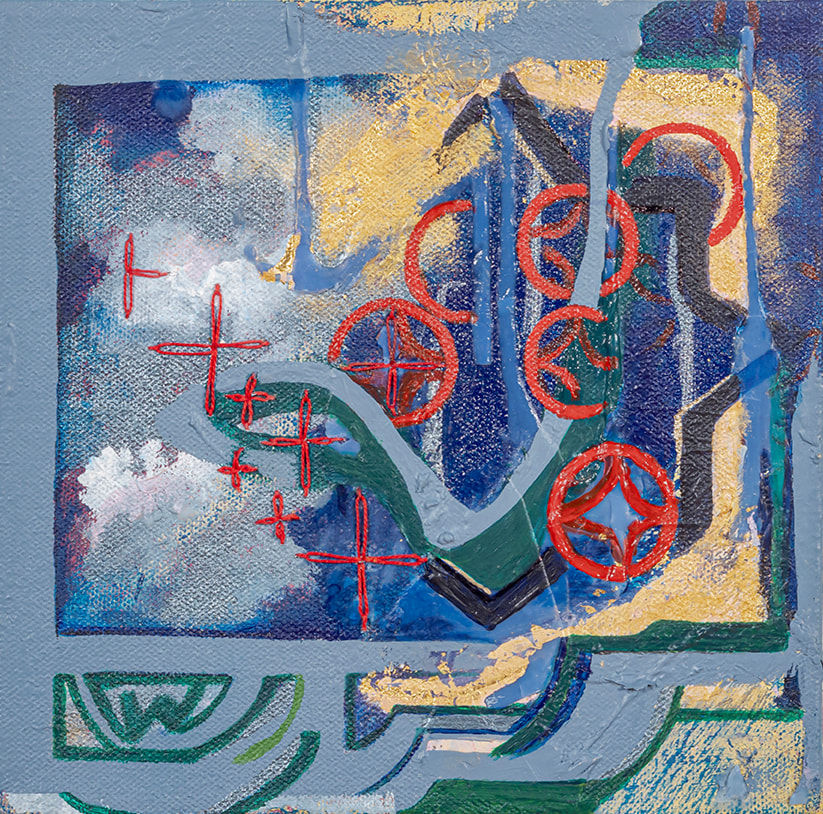 Hana Elmasry, Laisy Daisies In the Sky Beyond the Diamonds, 2022