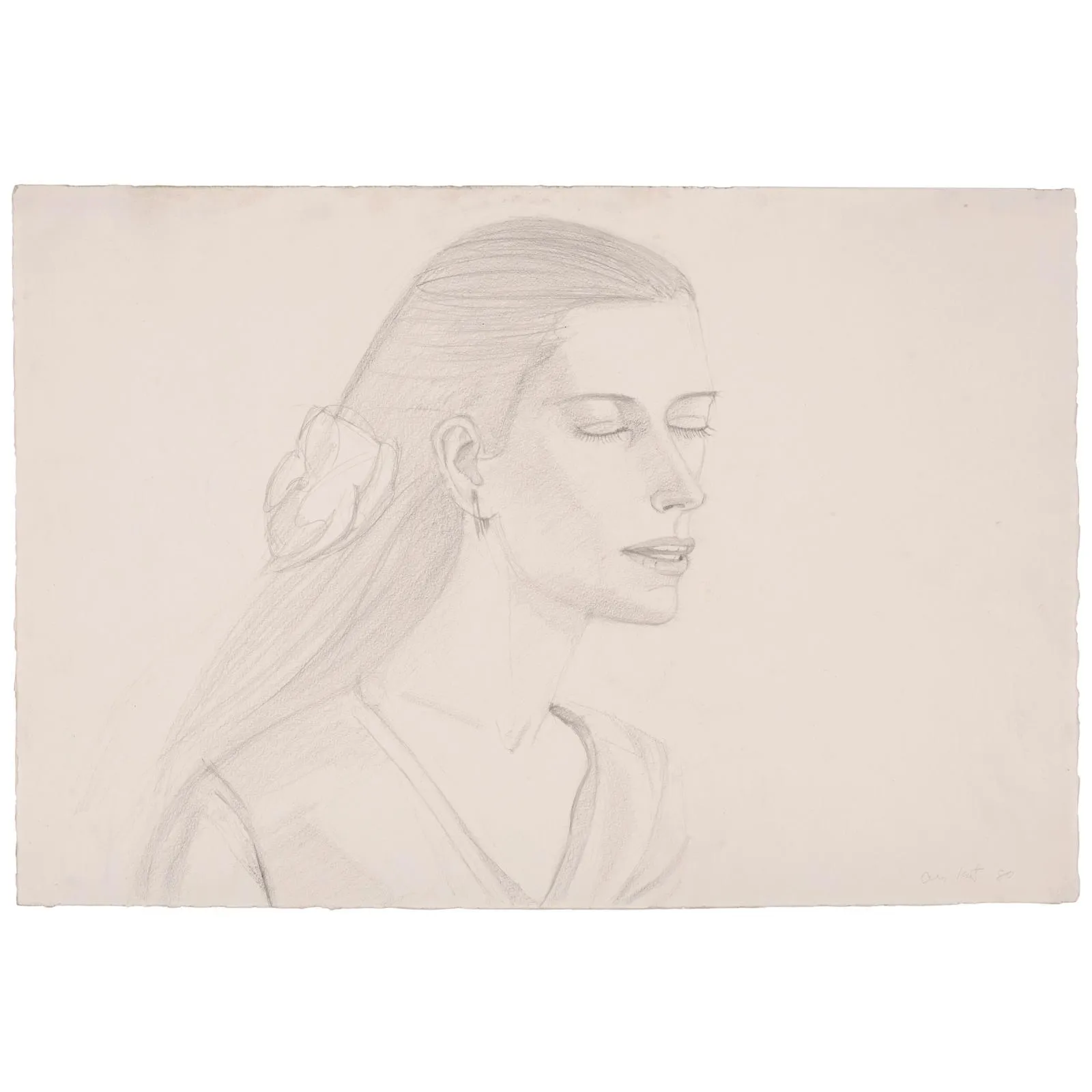 Alex Katz, Study for Song (Meredith), 1980