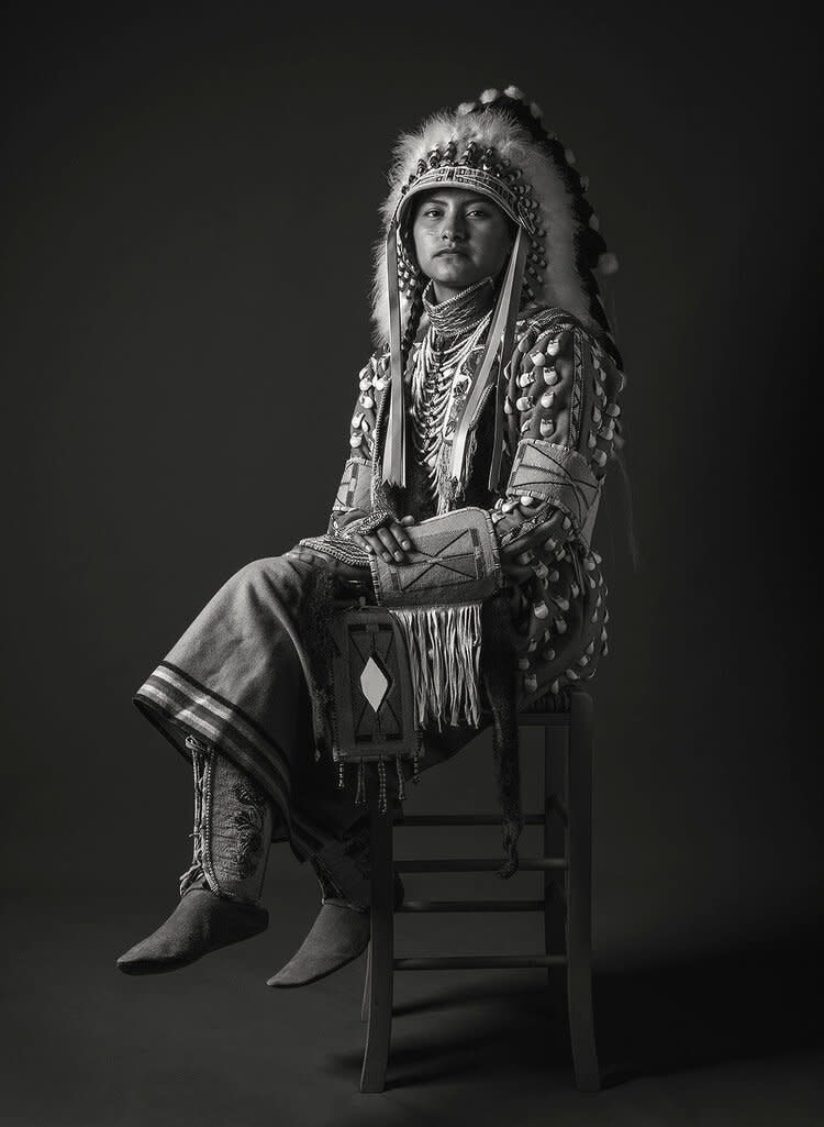 Robert Osborn, Brinna Battles Against Eagle, Apsalooke, 2021