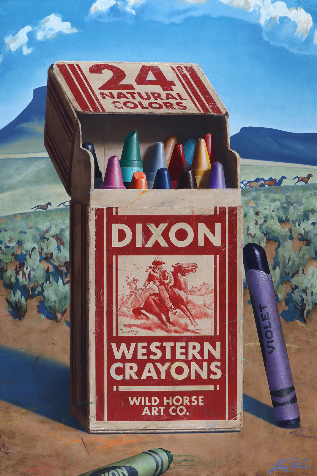 Ben Steele, Dixon Western Crayons