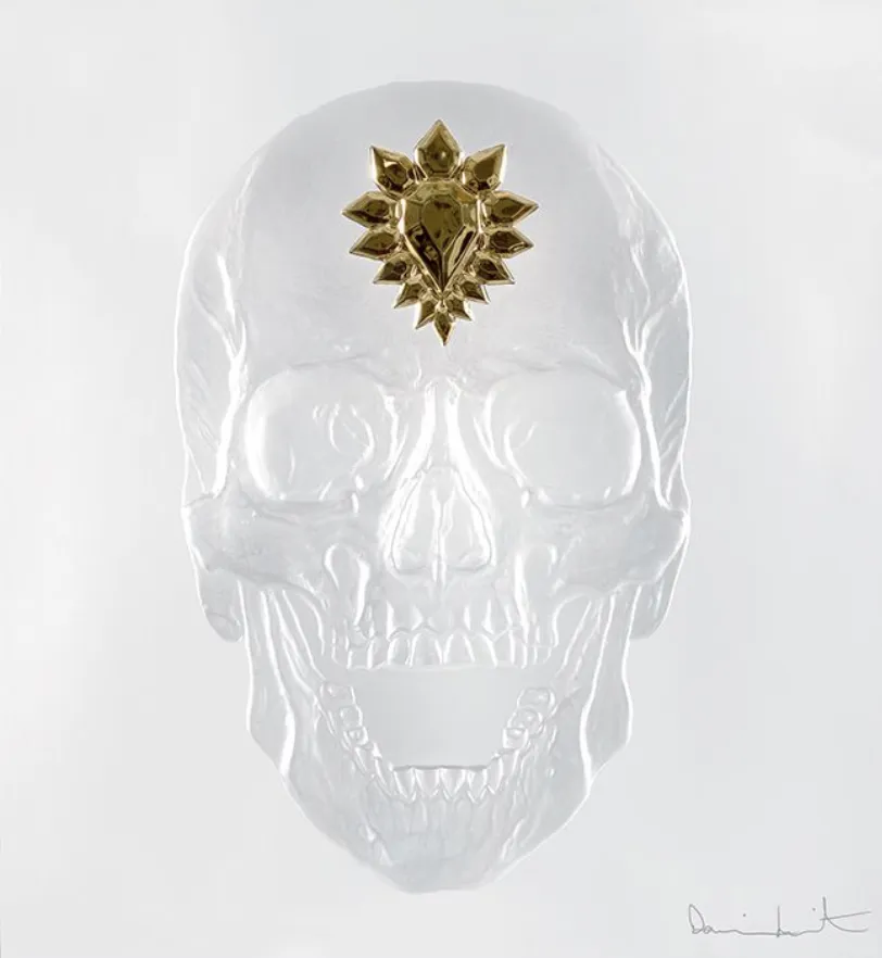 Damien Hirst, Eternal Memento (Clear and Gold), 2017