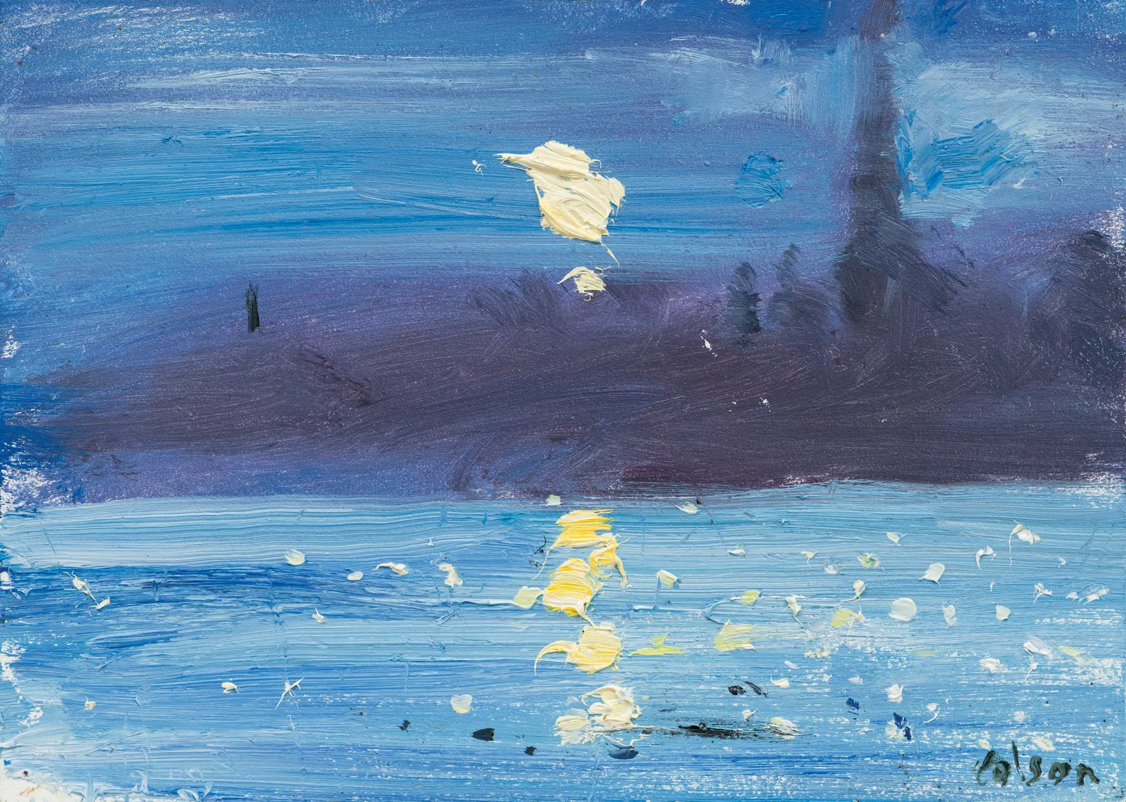 Richard Colson, Ice on the Round Pond