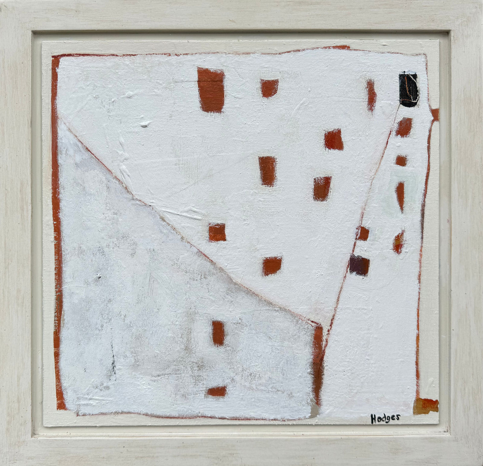Felice Hodges, Red Rust on White (London Gallery)