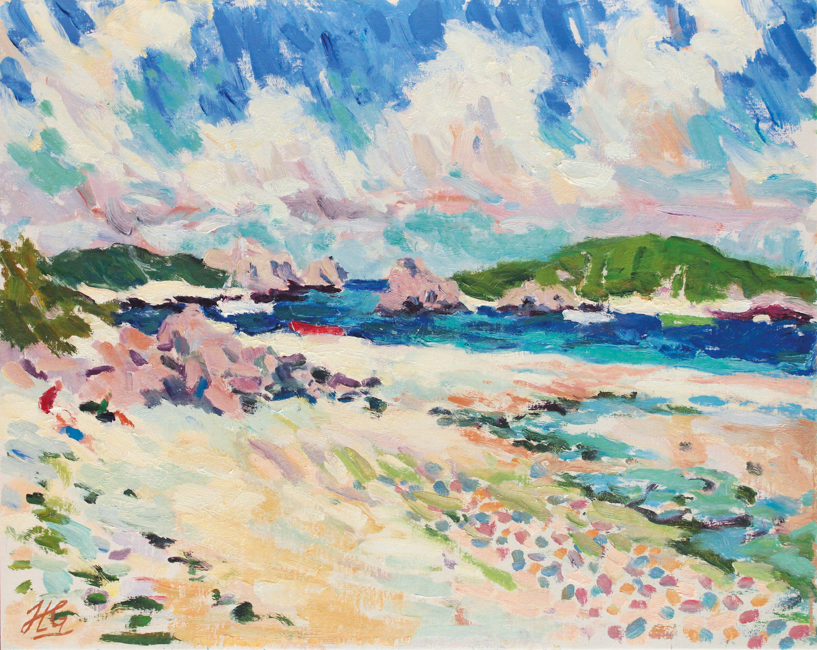 Hugo Grenville, Low Tide, Isle of Scilly (London Gallery)