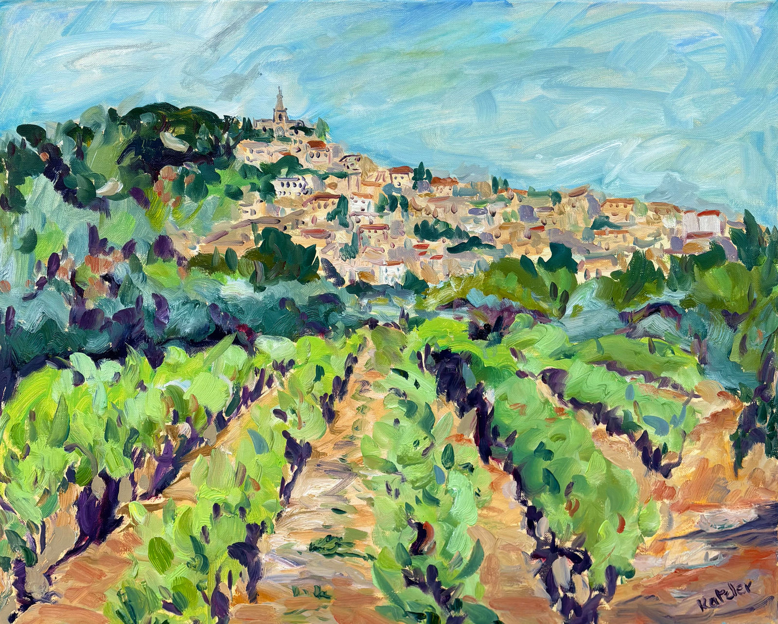 Fi Katzler, Bonnieux and Vines