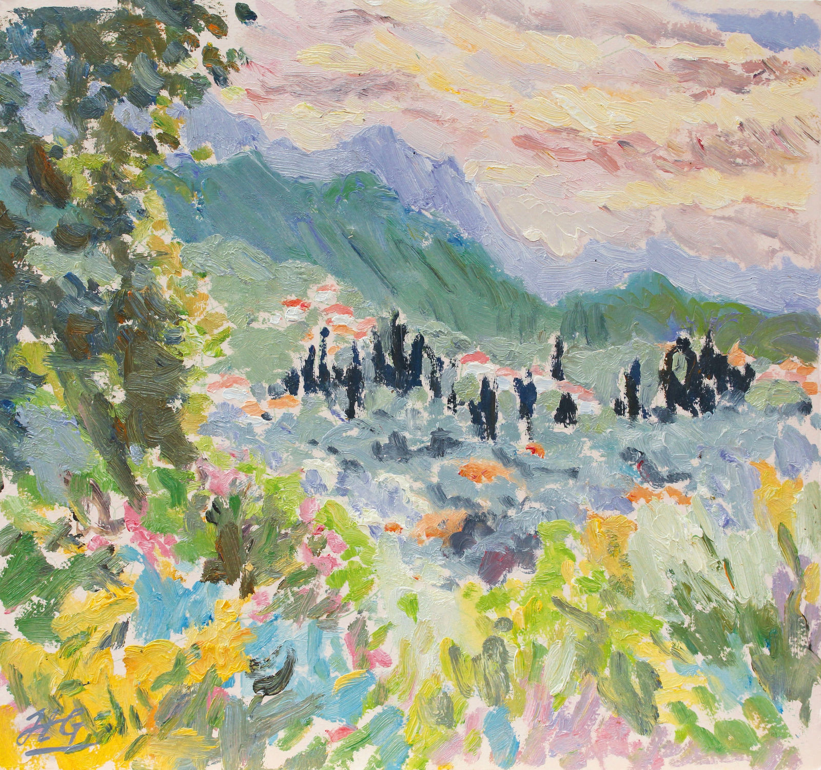 Hugo Grenville, Spring in the Peloponnese (Hungerford Gallery)