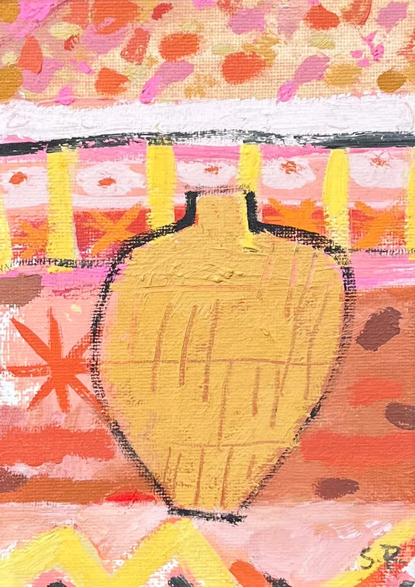 Sam Rudd, Yellow Vase (London Gallery)