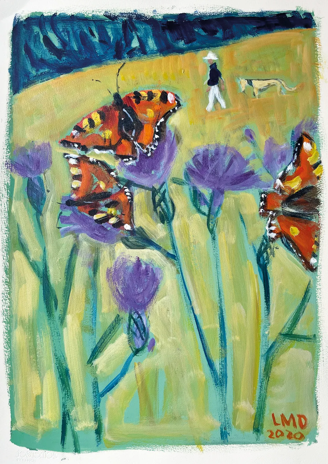 Lucy Dickens, Butterflies and Thistles