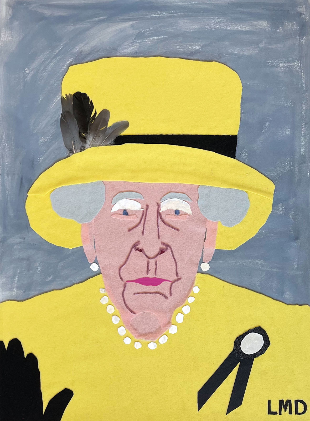 Lucy Dickens, The Queen in Custard Yellow