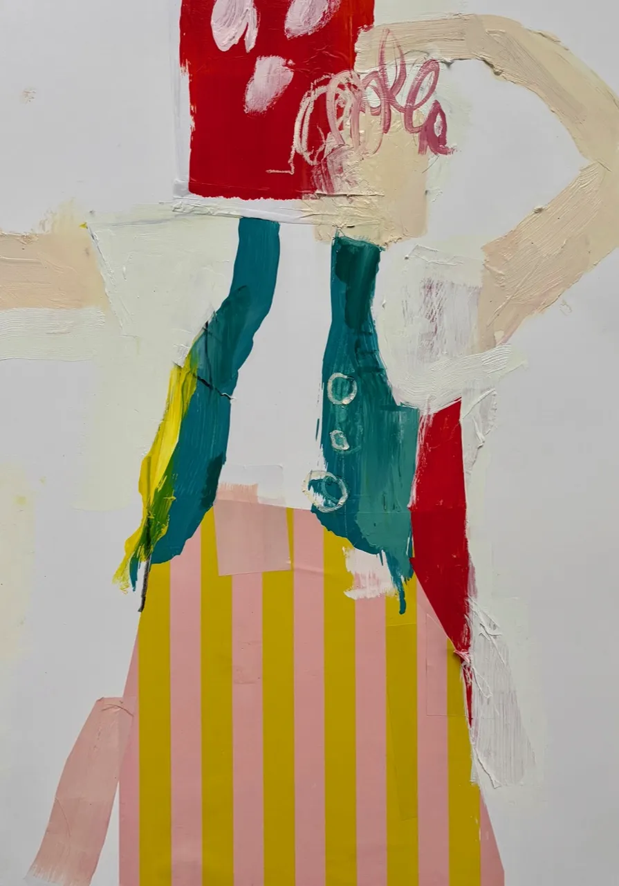 Jane Martin, Pink and Lime Skirt (Hungerford Gallery)