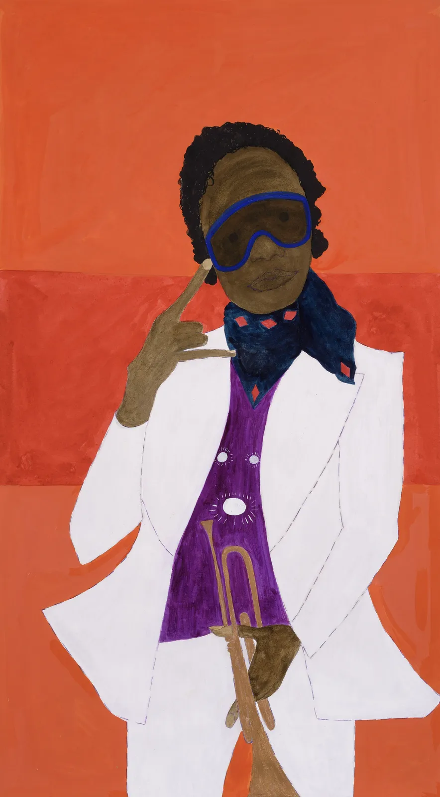 Kate Boxer, Miles Davis (Unframed)