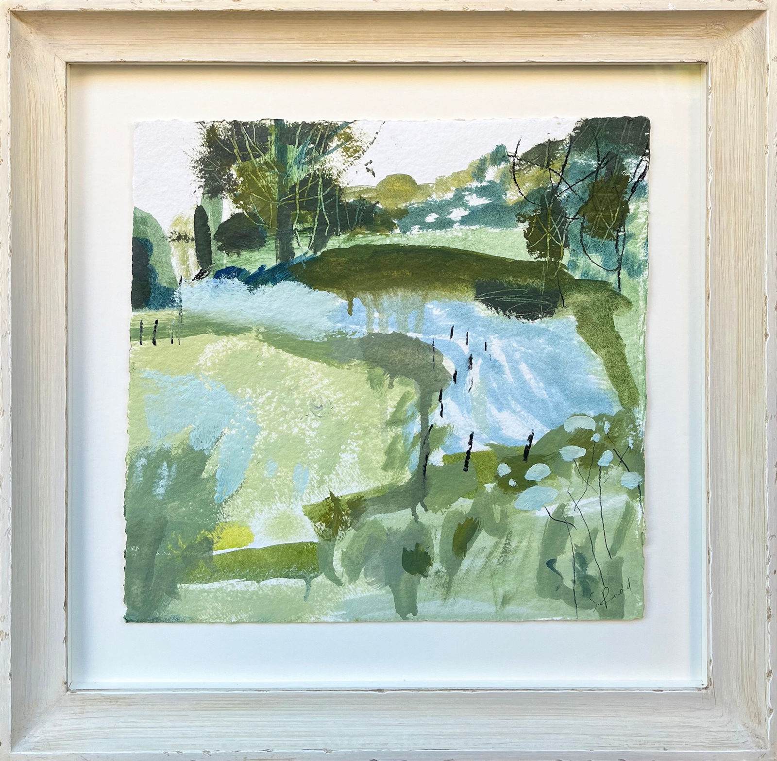 Sam Rudd, Summer River (Hungerford Gallery)