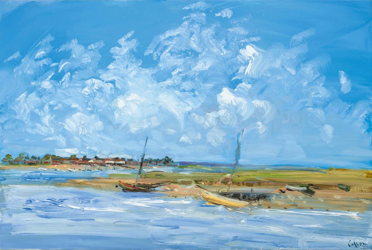 Richard Colson, River Burn at Burnham Overy