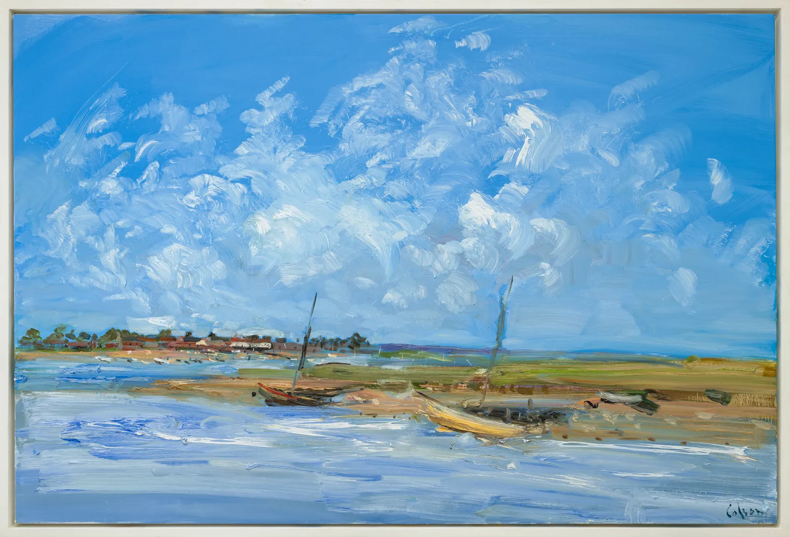 Richard Colson, River Burn at Burnham Overy