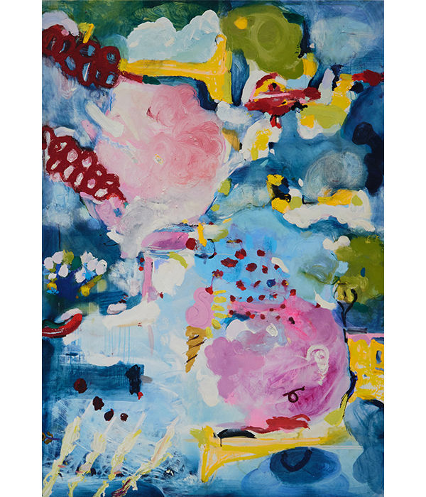 Priscilla Heine, Bougainvillea In My Face , 2020