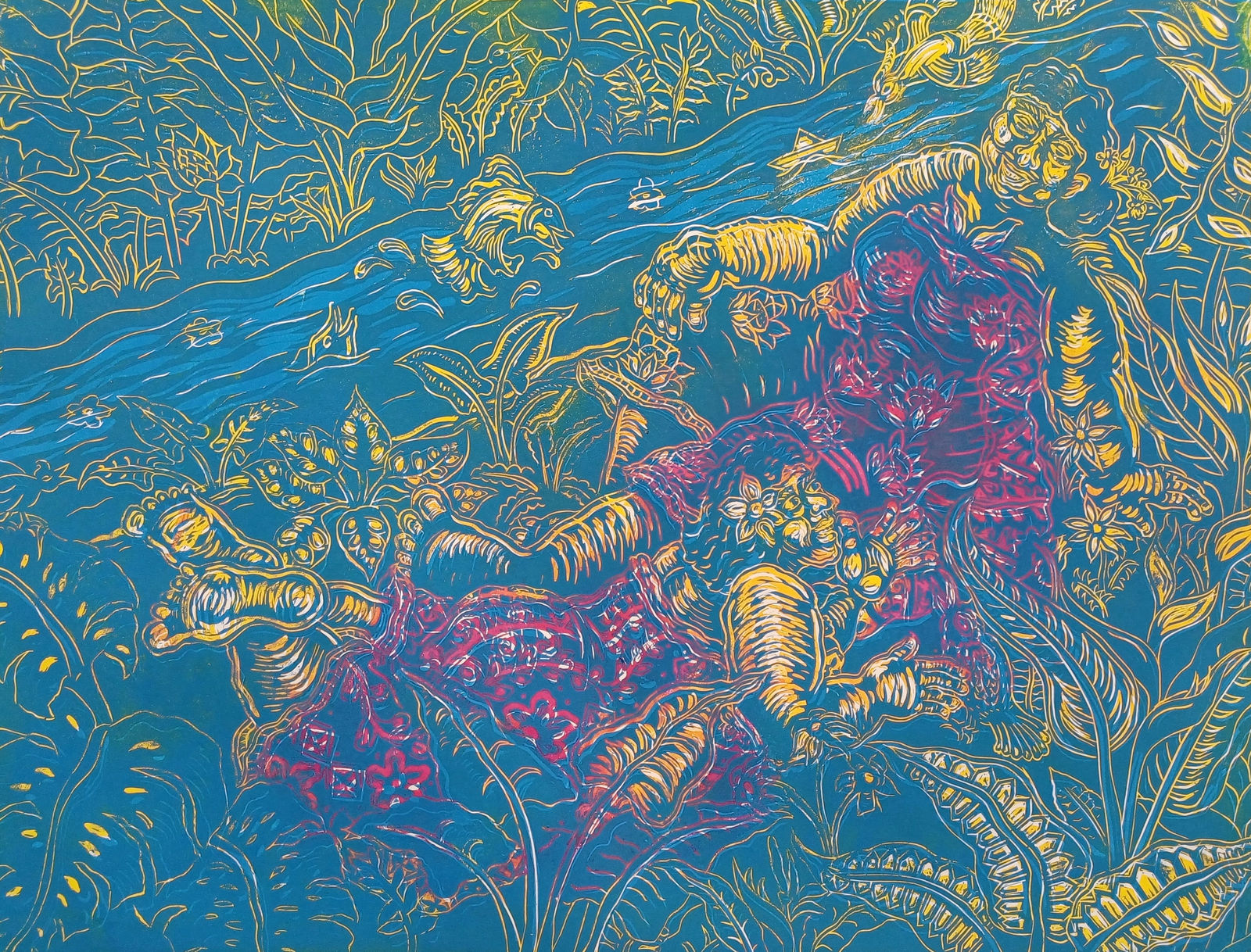 Yati Kaprawi, Just Be (ii), 2023