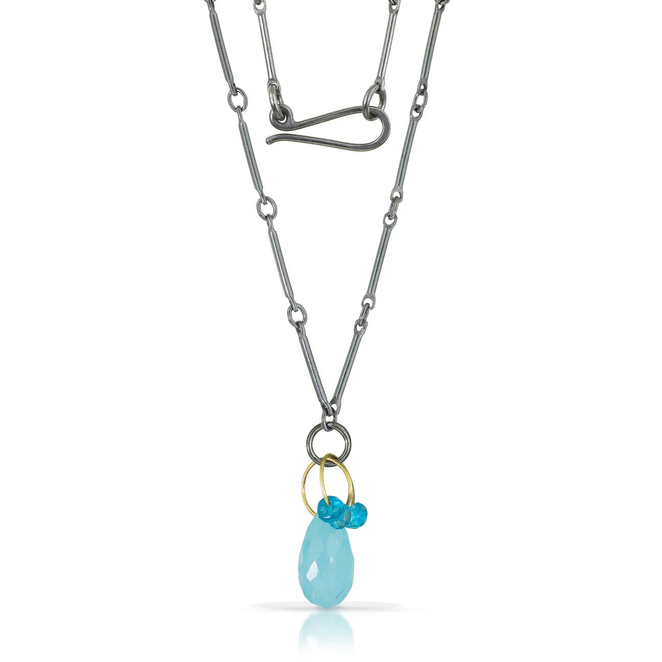 Heather Guidero, Mini Tangle Blue Chalcedony + Apetite Necklace , 2023