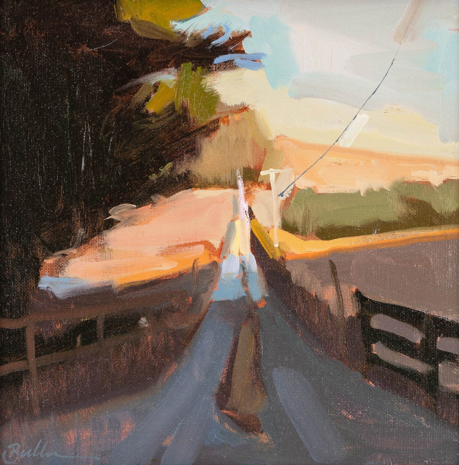 Samantha Buller, Coastal Cattle Road, 2024