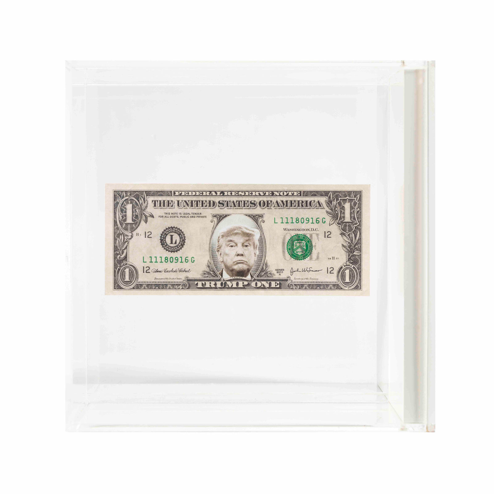 Alison Jackson, Donald Trump Dollar, 2017