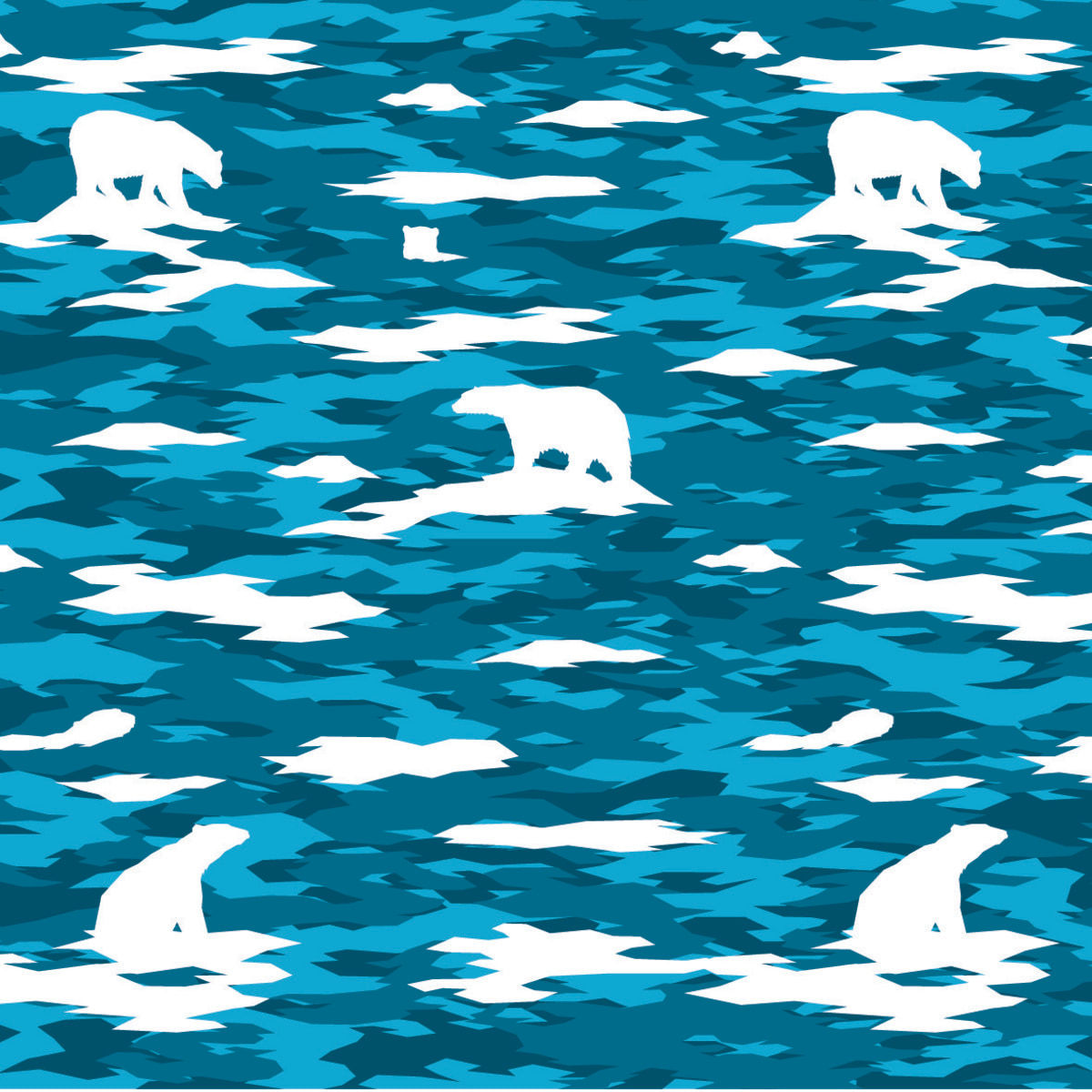 MONK -, Polar Bear Camouflage, 2017