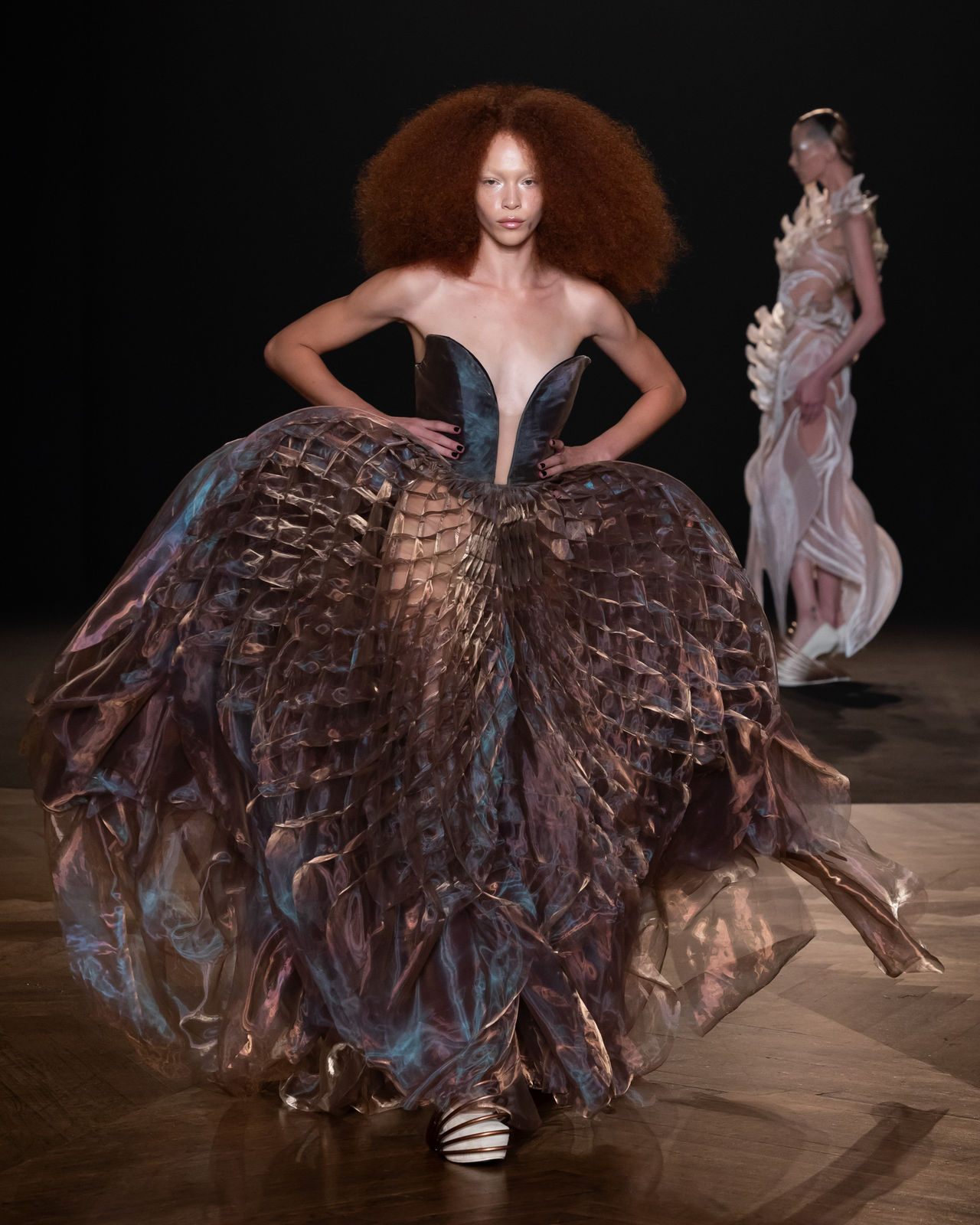 Iris van Herpen, Biolume Corset Gown, Sympoiesis Collection, 2025