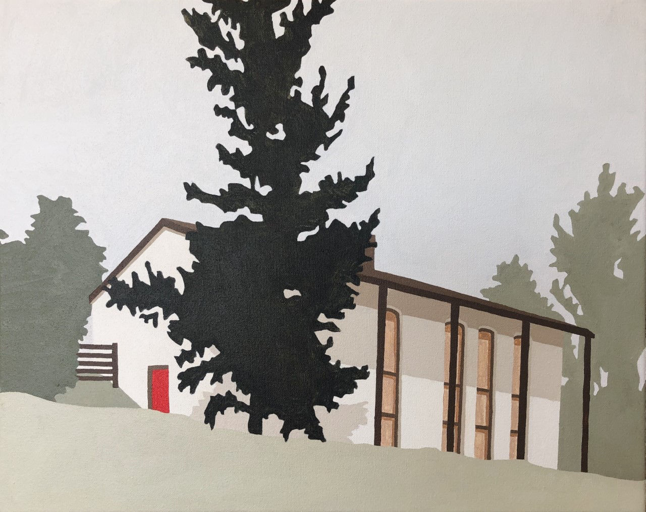 Eliza Gosse, When We Lay Asleep in Bed. Listening to Glasses Clinking Downstairs, 2020