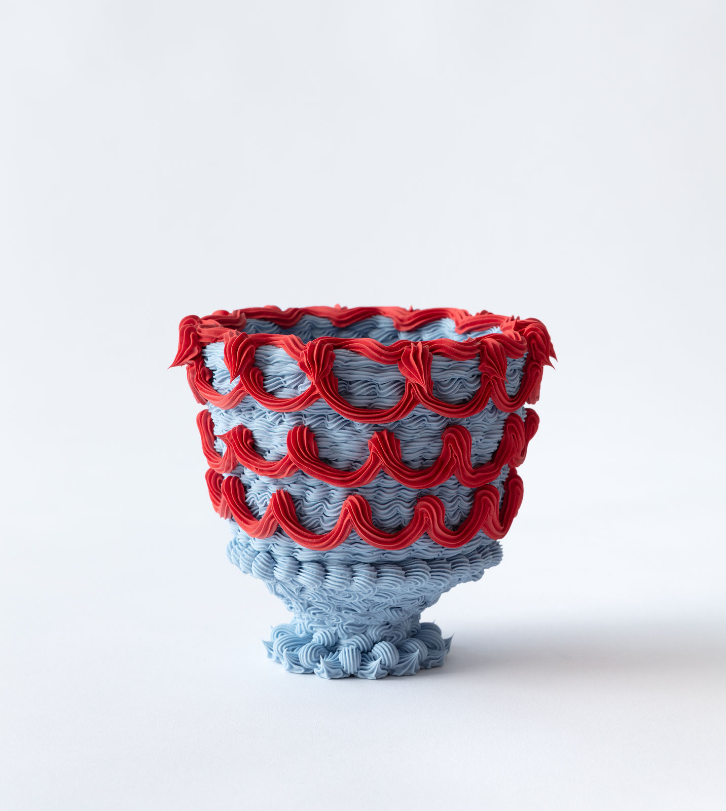 Ebony Russell, Blue and Red Planter, 2026
