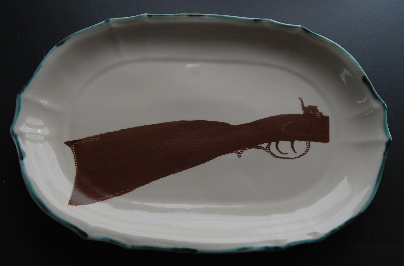 Matt Smith (British), Oval Platter 4, 2022