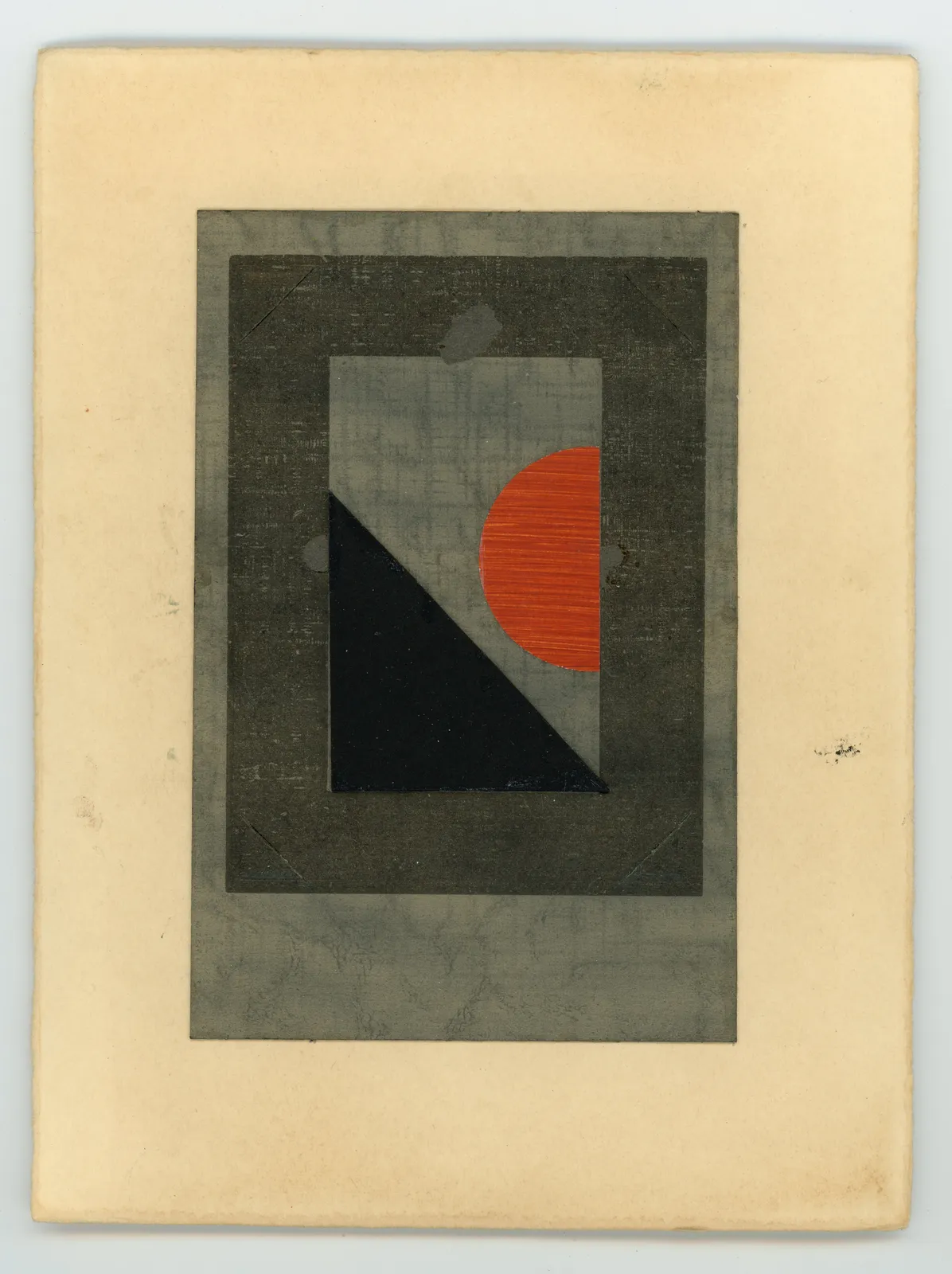 Andy Burgess, Setting Sun, Constructivist Collage Series, 2025