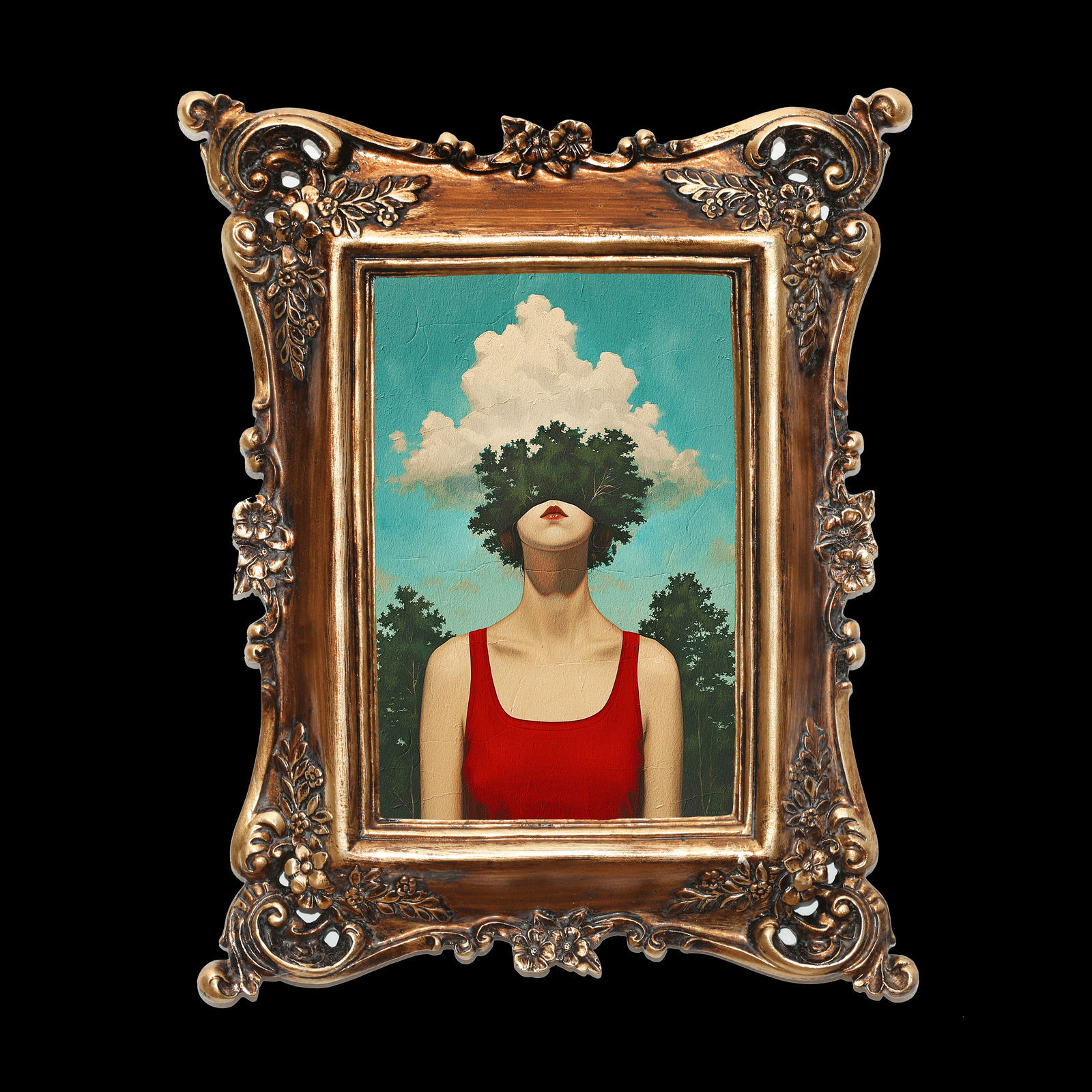 Cristina Schek, Whispers of Leaves Echo in Her Mind, 2024