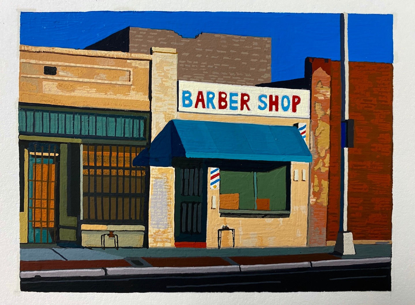 Andy Burgess, Barber Shop, 2020