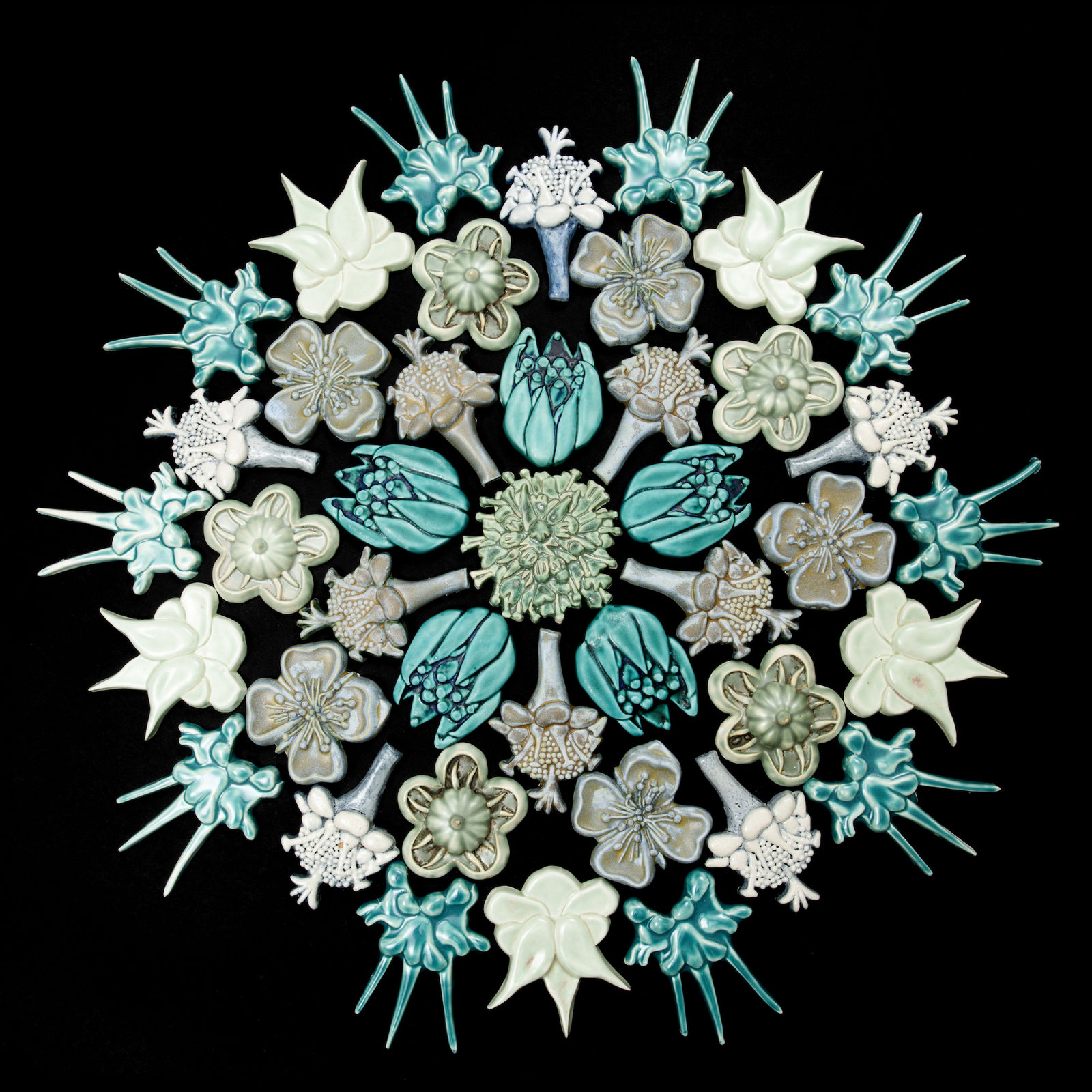 Kay Aplin, Fire & Water Toadfax Roundel, 2019