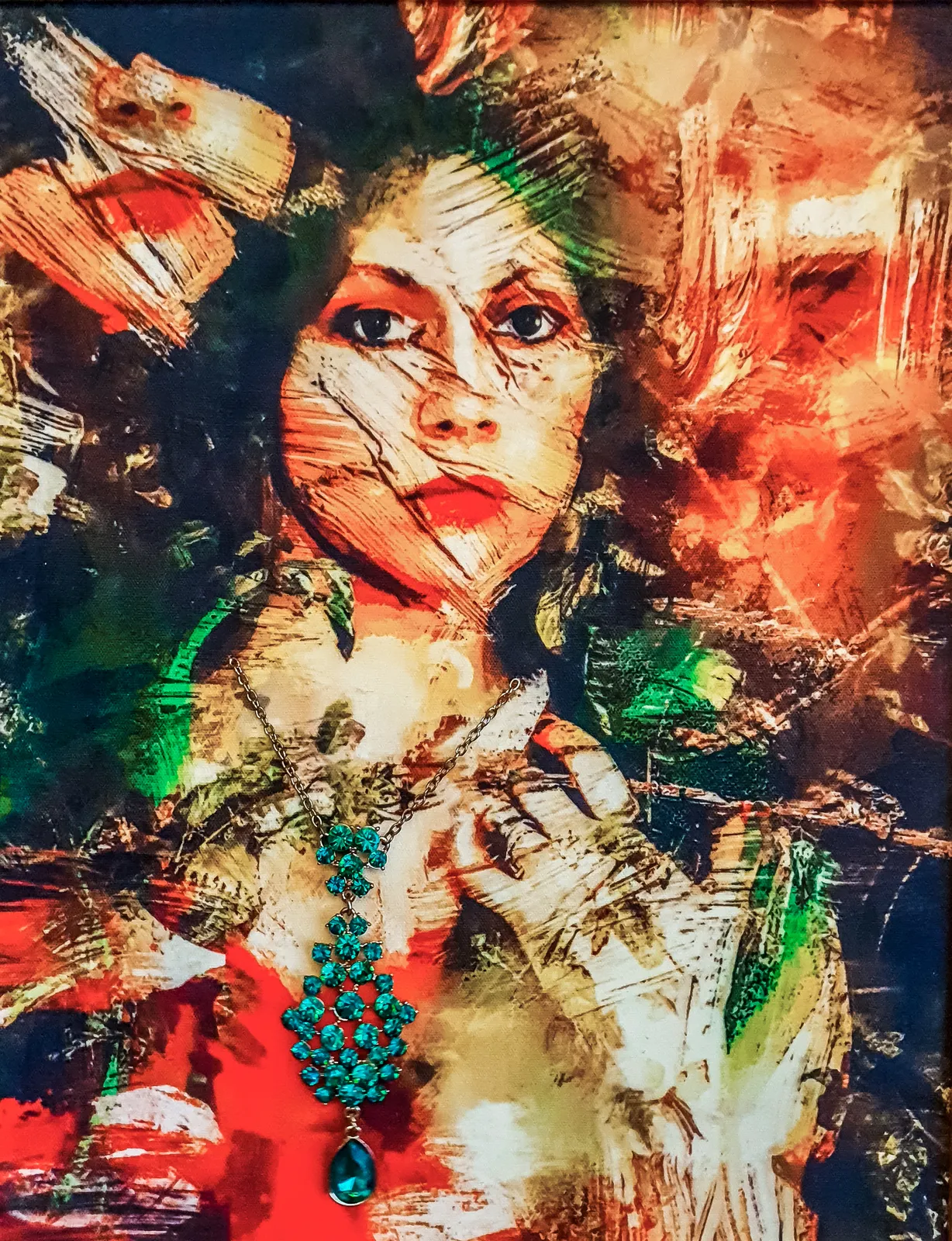 Cristina Schek, Self-Portrait as Florence Balcombe Stoker (Guardian of Dracula), 2019